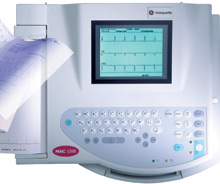 Портативный 6/12-канальный кардиограф с возможностью проведения стресс-теста MAC 1200 (Мак 1200)